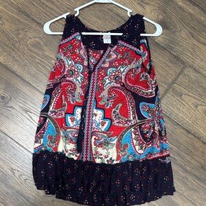 Bila Multicolor Paisley Blouse